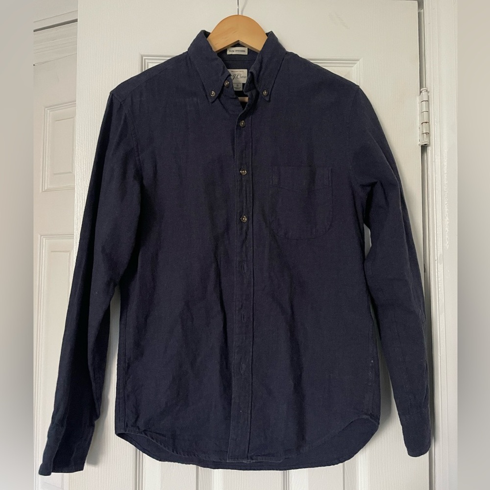 Men’s J.Crew Slim Untucked Brushed Twill Button Down Shirt, S